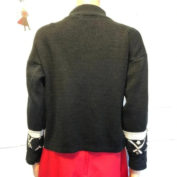 New Concepts Vintage unique Artsy knit 90s Y2K women sweater size PS - Picture 3 of 4